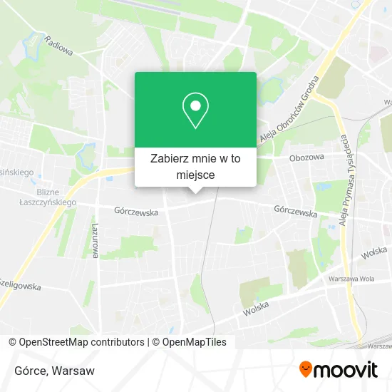 Mapa Górce