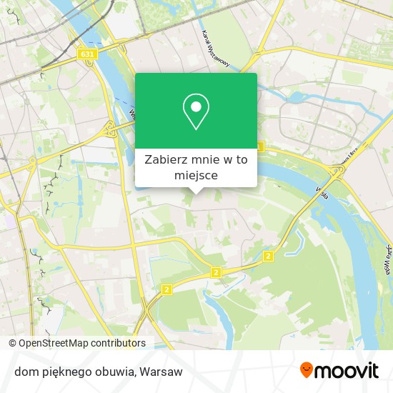 Mapa dom pięknego obuwia