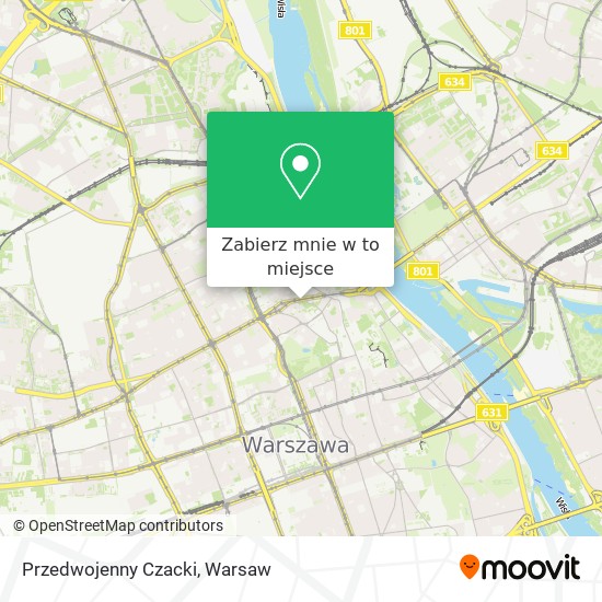 Mapa Przedwojenny Czacki