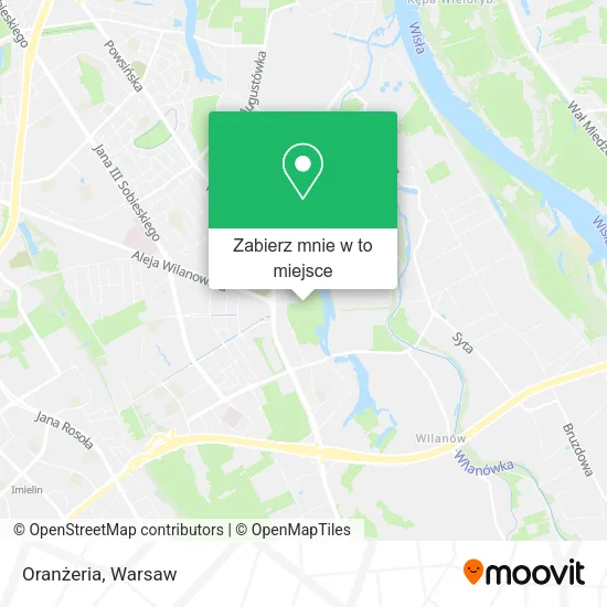 Mapa Oranżeria