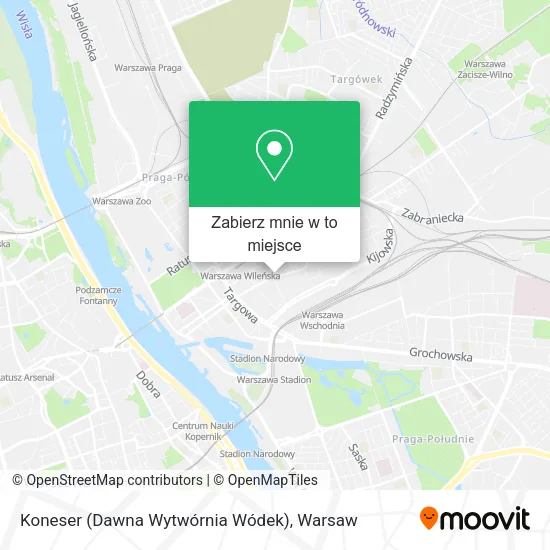 Mapa Koneser (Dawna Wytwórnia Wódek)