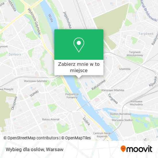 Mapa Wybieg dla osłów