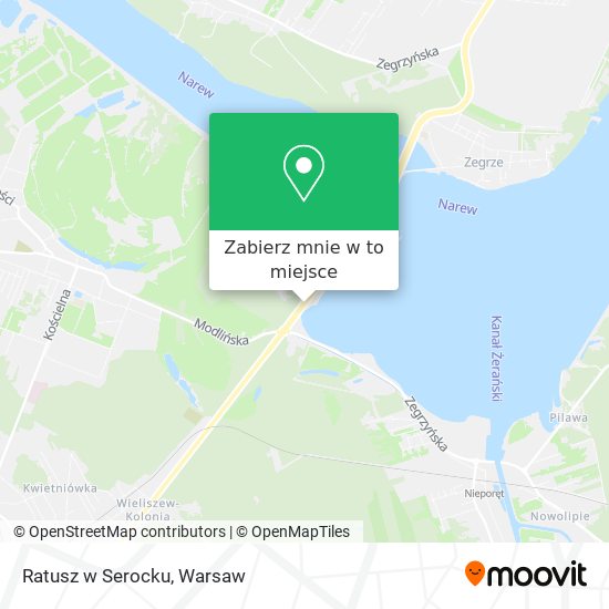 Mapa Ratusz w Serocku