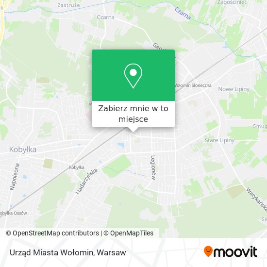 Mapa Urząd Miasta Wołomin