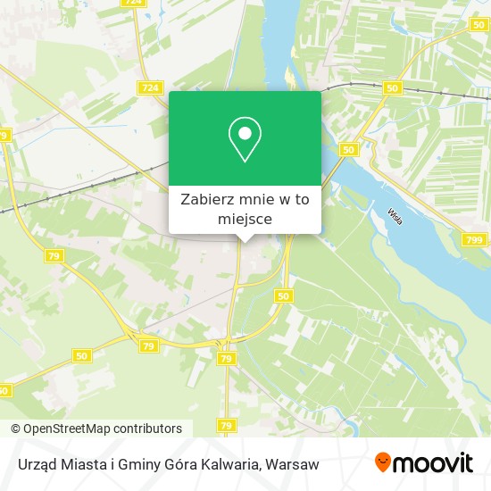 Mapa Urząd Miasta i Gminy Góra Kalwaria