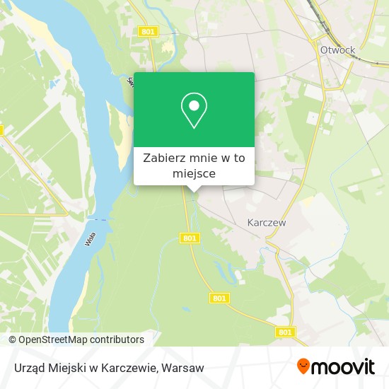 Mapa Urząd Miejski w Karczewie