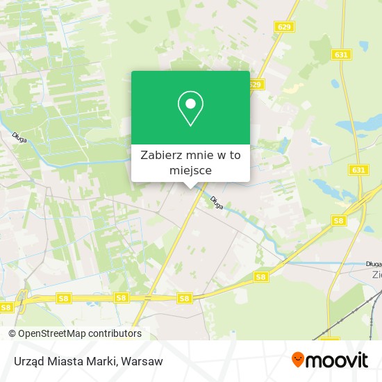 Mapa Urząd Miasta Marki