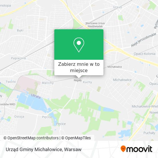 Mapa Urząd Gminy Michałowice