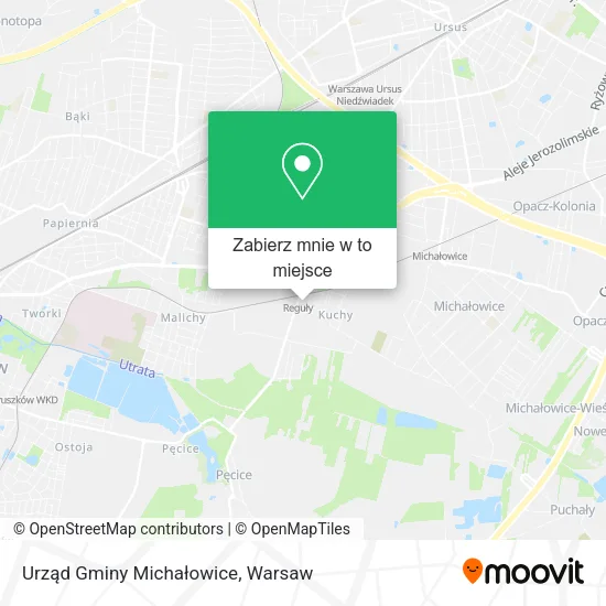 Mapa Urząd Gminy Michałowice