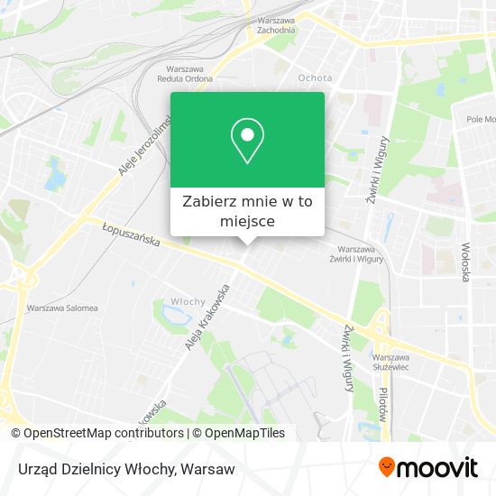 Mapa Urząd Dzielnicy Włochy