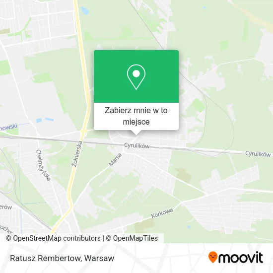 Mapa Ratusz Rembertow