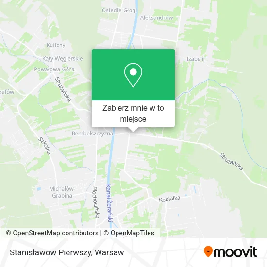 Mapa Stanisławów Pierwszy