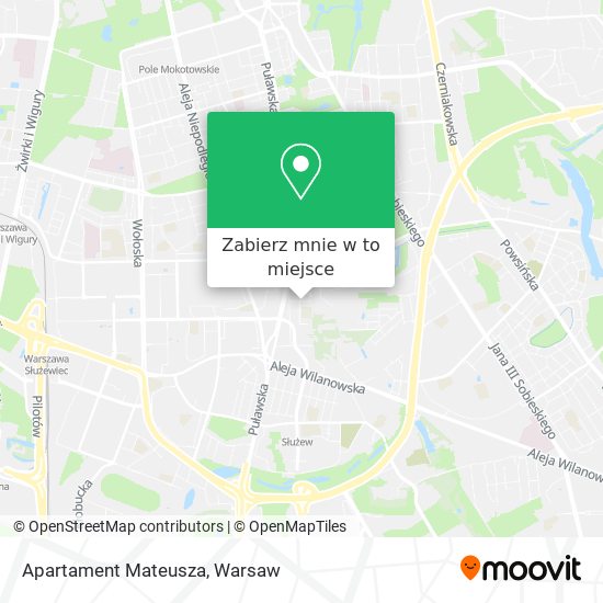 Mapa Apartament Mateusza