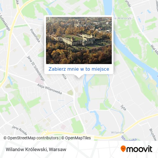 Mapa Wilanów Królewski