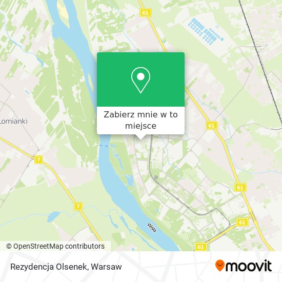 Mapa Rezydencja Olsenek