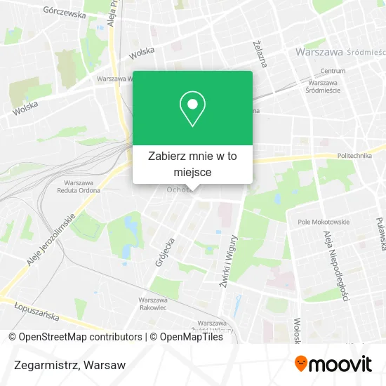 Mapa Zegarmistrz