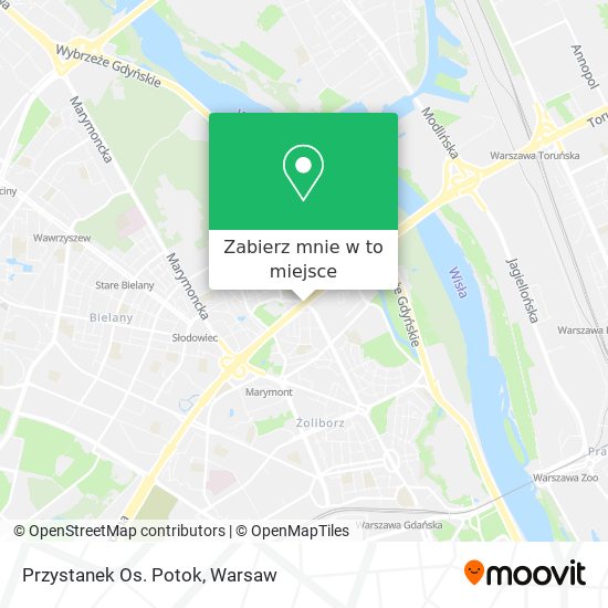 Mapa Przystanek Os. Potok