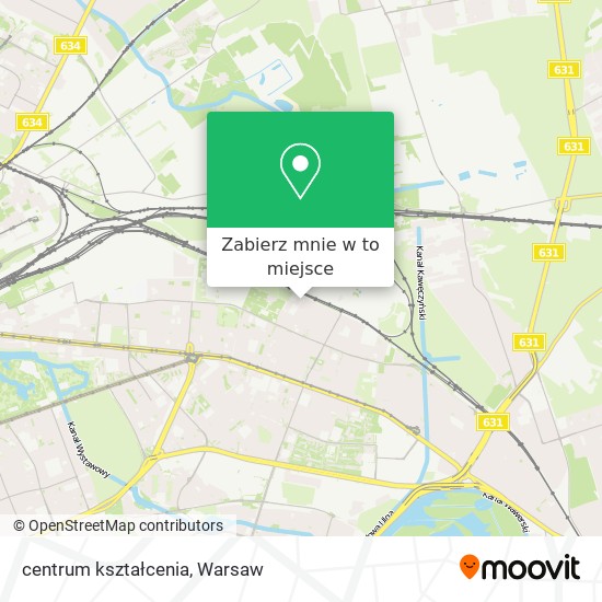 Mapa centrum kształcenia