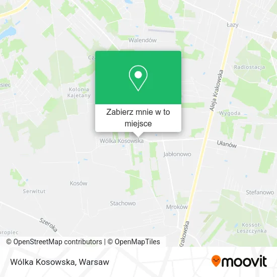 Mapa Wólka Kosowska