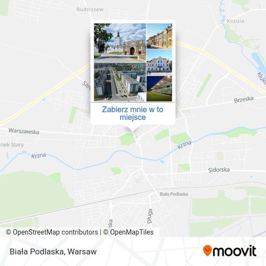 Mapa Biała Podlaska