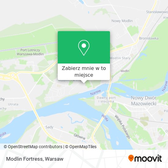 Mapa Modlin Fortress