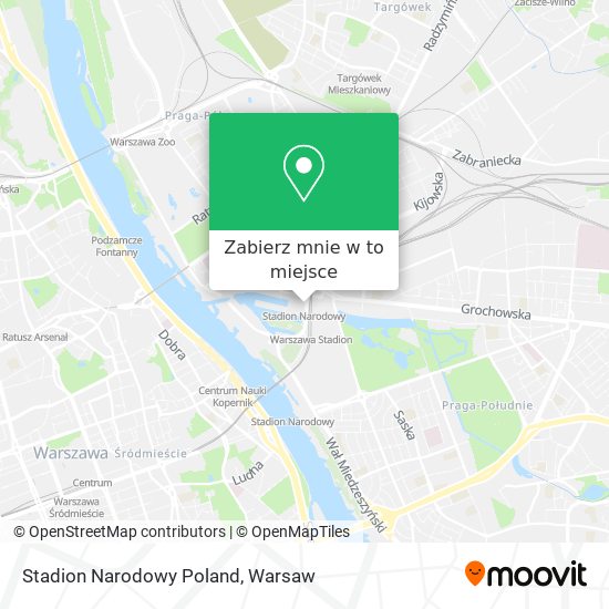 Mapa Stadion Narodowy Poland