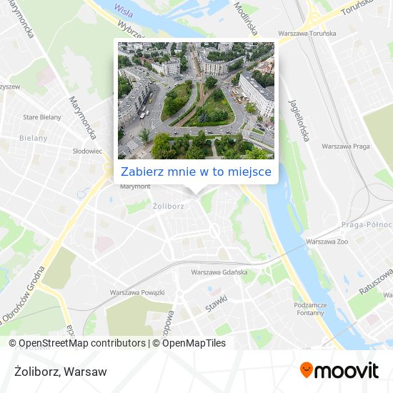 Mapa Żoliborz