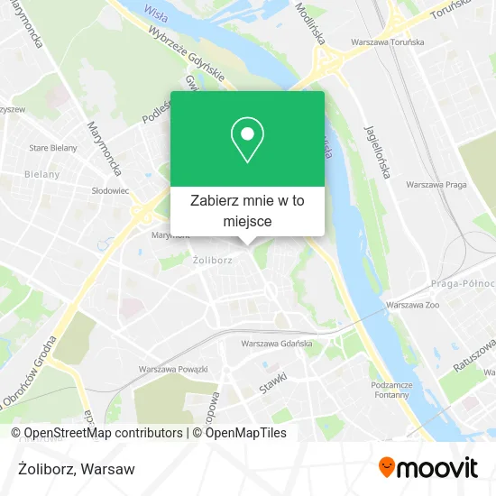 Mapa Żoliborz