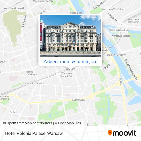 Mapa Hotel Polonia Palace