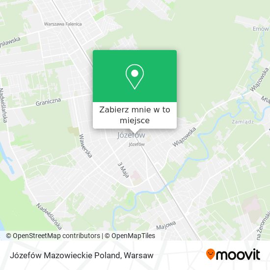 Mapa Józefów Mazowieckie Poland