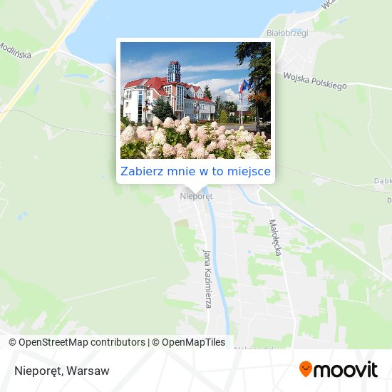 Mapa Nieporęt