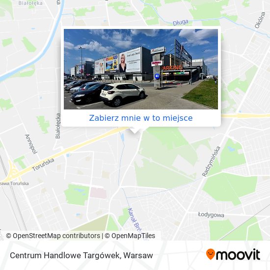 Mapa Centrum Handlowe Targówek