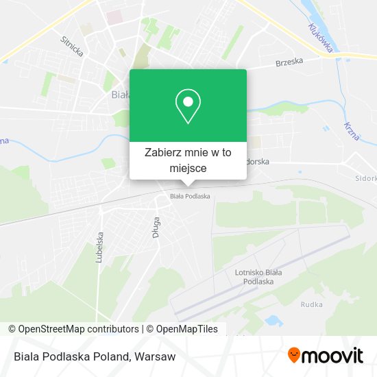 Mapa Biala Podlaska Poland