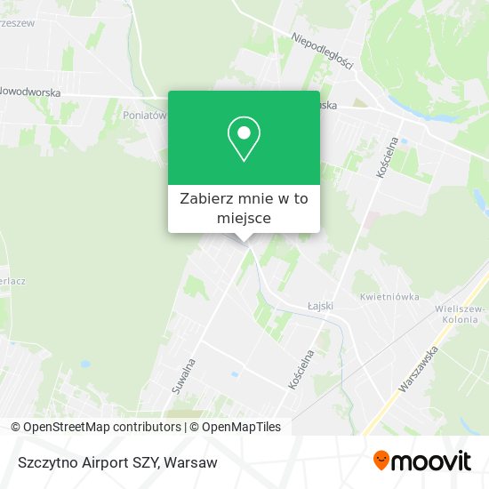 Mapa Szczytno Airport SZY