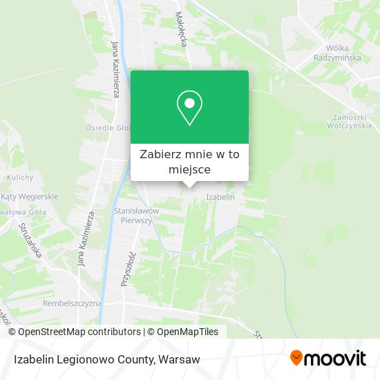 Mapa Izabelin Legionowo County