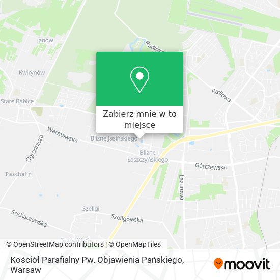 Mapa Kościół Parafialny Pw. Objawienia Pańskiego