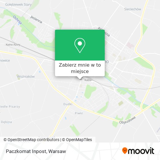 Mapa Paczkomat Inpost