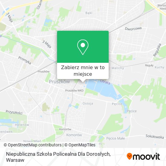 Mapa Niepubliczna Szkoła Policealna Dla Dorosłych