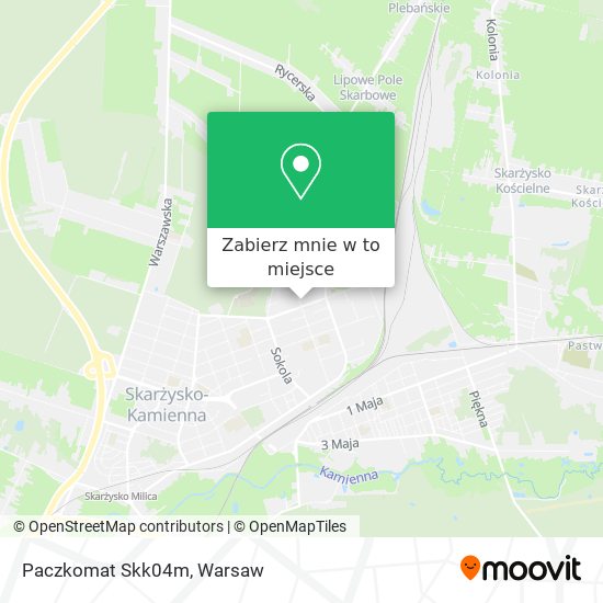 Mapa Paczkomat Skk04m