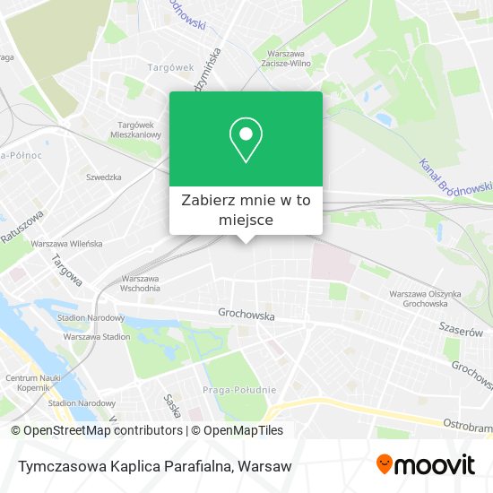 Mapa Tymczasowa Kaplica Parafialna