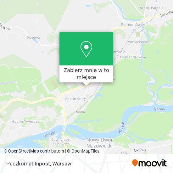 Mapa Paczkomat Inpost