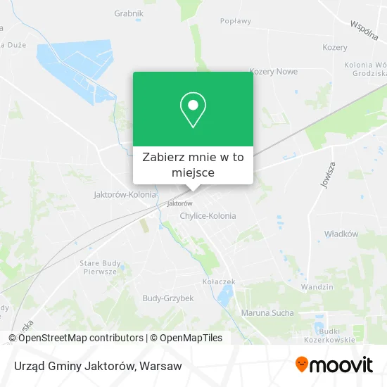 Mapa Urząd Gminy Jaktorów