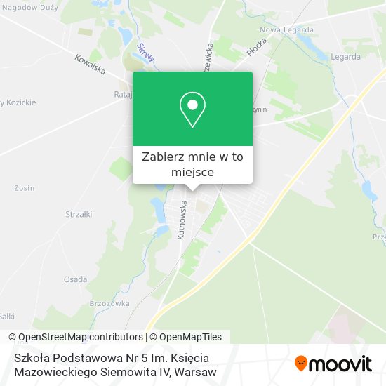 Mapa Szkoła Podstawowa Nr 5 Im. Księcia Mazowieckiego Siemowita IV