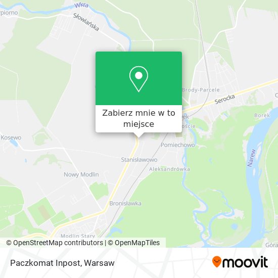 Mapa Paczkomat Inpost