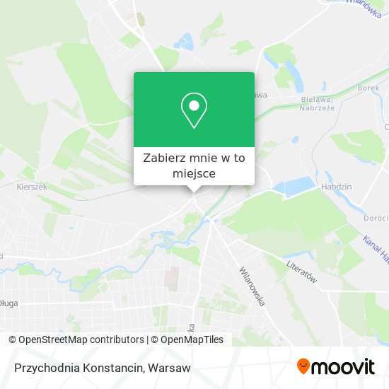 Mapa Przychodnia Konstancin