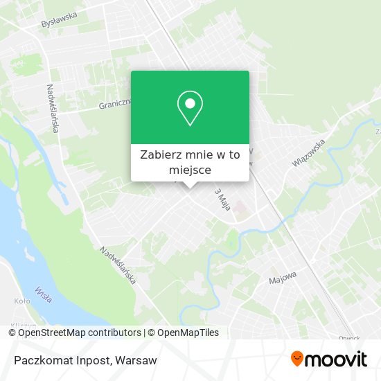 Mapa Paczkomat Inpost