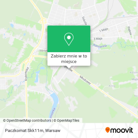 Mapa Paczkomat Skk11m