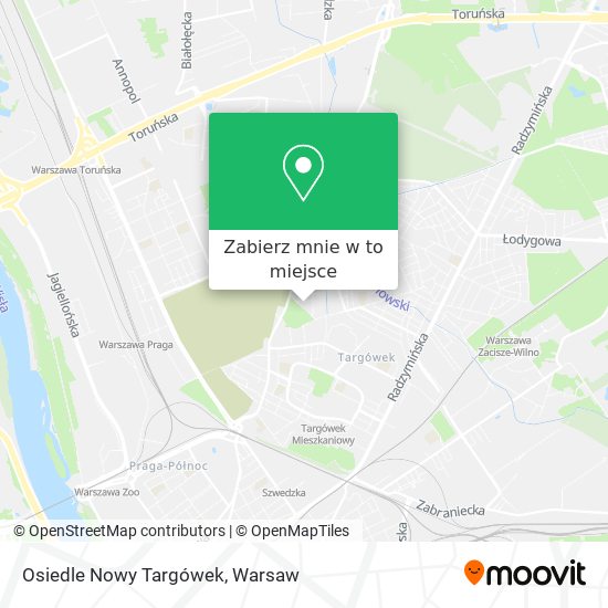 Mapa Osiedle Nowy Targówek