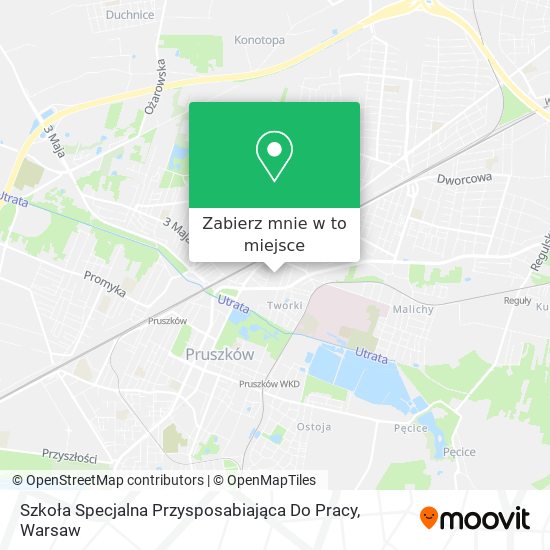 Mapa Szkoła Specjalna Przysposabiająca Do Pracy