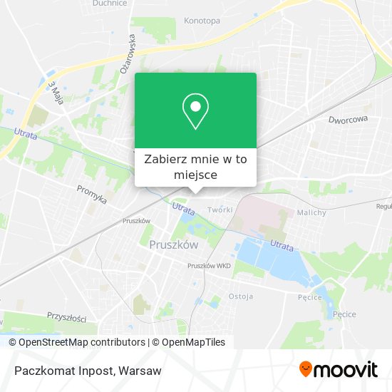 Mapa Paczkomat Inpost